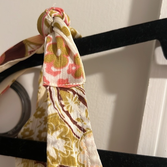 Free People floral tie tank top - Picture 3 of 3